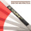 4Pcs Red Handheld Foldable Fan Chinese Fan for Tai Chi Performance 7