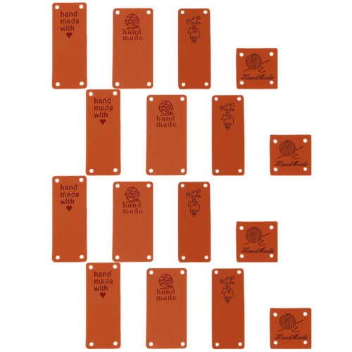 500Pcs Multi Embossed Tags for Clothes Shoes Hats Accessories