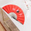 4Pcs Red Handheld Foldable Fan Chinese Fan for Tai Chi Performance 3