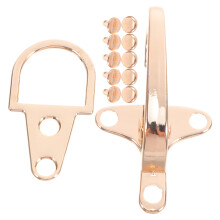 3Sets Golden Metal Buckle for Coats Versatile Durable Clothing Clips