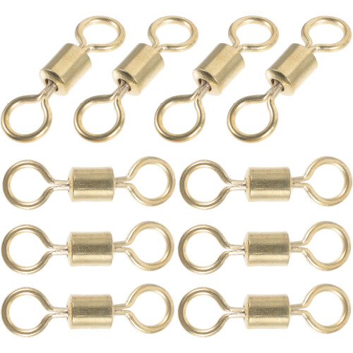 40Pcs Quick Lock Iron Fishing Connector Rings for Cast Net Use