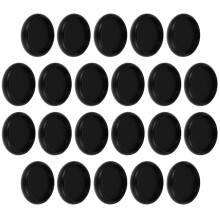 22Pcs Round ABS Binder Discs for Notebooks Lightweight Student
