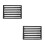 2Pcs Black Iron Fireplace Grate Rectangular Firewood Grate for Cooking 9