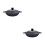 2Pièces Noir Pour Cuisine Chauffage Uniforme 7