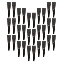 100Pcs Black Opp Flower Bouquet Sleeve Waterproof Packaging Bags