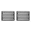 2Pcs Black Iron Fireplace Grate Rectangular Firewood Grate for Cooking 4