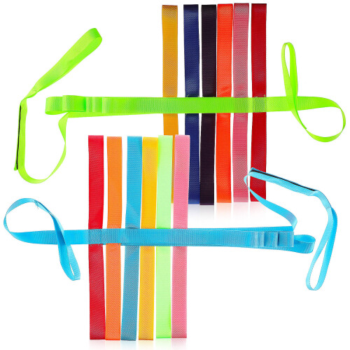 6St Wandelkoord Met Stevige Handgrepen, Kleurig Polyester, School