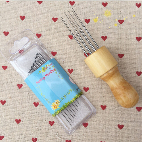 Starter Kit Wood Handle Felting Needles For Artists 2