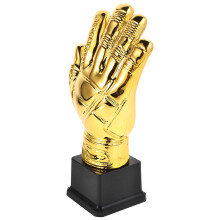 2St Plastic Gouden Keeperhandschoentrophee Voor Jeugdvoetbal Prijs