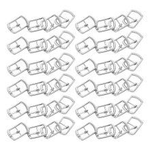 100Pièces Boucles Métalliques Durables Argent À Usage Multisangles