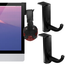 25St Plastic Hoofdtelefoonhouder Zwart Voor Gaming St Monitor