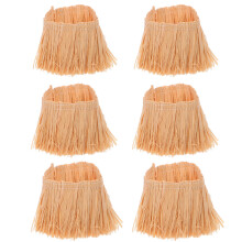 30Pcs Realistic Artificial Thatch Straw Rolls for Miniature DIY Craft