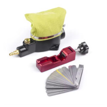 Pneumatic Cleaner with Tool Kit Sandblaster Plug Cleaner Tool Universal Sparkplug Cleaner