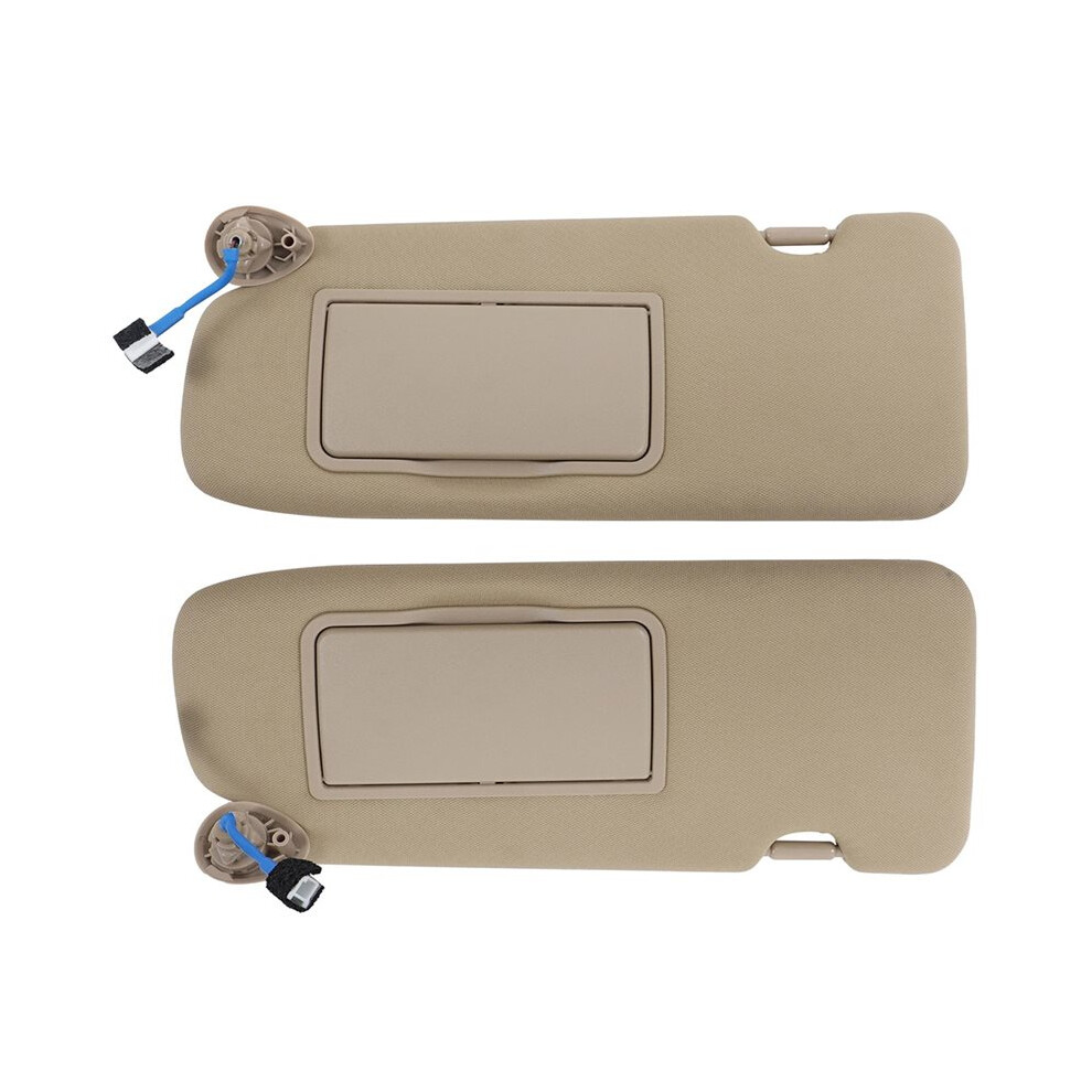 Sun Visor Driver&Passenger W/ Mirror 83280-Tla-A12za 83230-Tla-A61za For Cr-V Crv 2017- 2022 Beige/Light 6032682941221