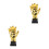 2St Plastic Gouden Keeperhandschoentrophee Voor Jeugdvoetbal Prijs 10