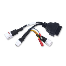 For 3pin +4pin for 4pin Motorcycle Cable 3IN1 Motor Extension Cable OBD Diagnostic Connector Adapter