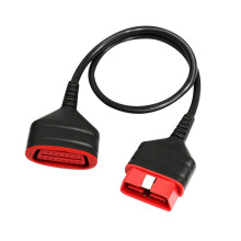 Cabo de Extensão OBD2 de 16 Pinos Macho para Fêmea, Cabo Extensor para Diagnóstico Automotivo, Cabo Adaptador Universal para Automóveis