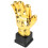 2St Plastic Gouden Keeperhandschoentrophee Voor Jeugdvoetbal Prijs 3