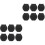 12Pcs High-Strength Plastic USB Webcam Covers Black Privacy Protectors 4