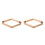 2Pcs Compact Solid Wood Pool Rhombus Rack Beige for Billiards 6