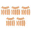 30Pcs Realistic Artificial Thatch Straw Rolls for Miniature DIY Craft 7