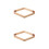 2Pcs Compact Solid Wood Pool Rhombus Rack Beige for Billiards 8