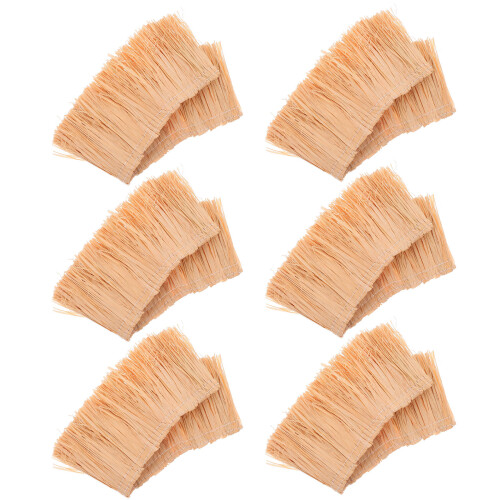 30Pcs Realistic Artificial Thatch Straw Rolls for Miniature DIY Craft 1