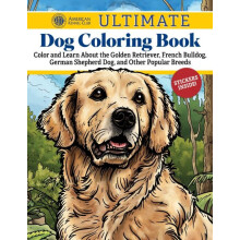AKC Ultimate Dog Coloring Book by American Kennel Club Paperback Book