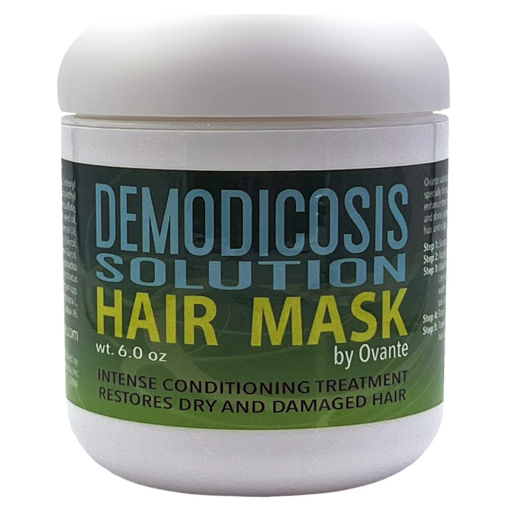 Ovante Demodex Mite Eliminating Repair Mask For Itchy, Prone Scalps - Hair Loss Associated With Demodicosis - 6.0 Oz