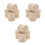 12Pièces Poids Cylindriques En Bois Pour Couture, Patchwork Dessin 6