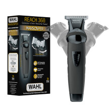 Tondeuse Wahl Manscaper Reach 360 sans fil pour hommes, tête à cliquet, contrôle précis