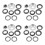 28Pièces Kit Roulements Direction Taper Alliage Multi Pour 7