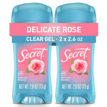 Secret Antitranspirante y Desodorante para Mujeres, 48h Frescura, Protección contra Sudor y Olores, Gel Transparente