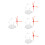 4Ensembles Supports Polyvalents Rouges Pour Modèles Et Figurines 5
