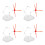 4Ensembles Supports Polyvalents Rouges Pour Modèles Et Figurines 4