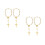 4Pièces Accessoires Croix Décoration Élégante En Alliage 6