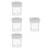 4Pièces Transparente Pour Aquarium Guppys 5