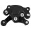 5Pièces Étrier De En Fer Pour Scooter 2 Temps Atv Noir 1