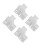 4Pièces Mini Villas Blanches En Ornements Pour Sand Table 7