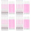 4Ensembles Marqueurs Rose Plastique Pour Positionnement 6