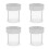 4Pièces Transparente Pour Aquarium Guppys 7