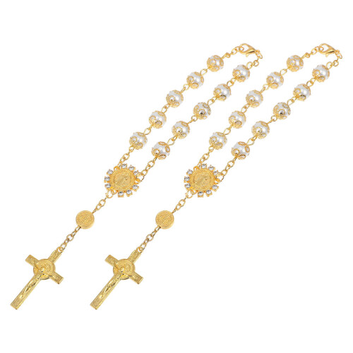 4Pièces Accessoires Croix Décoration Élégante En Alliage 2