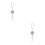 2Pièces Accessoire Suspendu Camélia Cristal Rose Décoratif 8