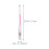 4Ensembles Marqueurs Rose Plastique Pour Positionnement 10