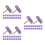 60Pièces Punaises Push Pins Décoratives Violet Pour Tableau Et Mur 10