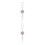 2Pièces Accessoire Suspendu Camélia Cristal Rose Décoratif 9