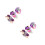 6Pièces Épingles Fleurs Violet Pour Maison 6