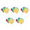 3000Pièces Aluminium Couleurs Assorties Sécurisés 4