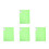 4Pièces Plastique Vert Pour Stockage Peintures Diamant 6