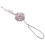 2Pièces Accessoire Suspendu Camélia Cristal Rose Décoratif 2